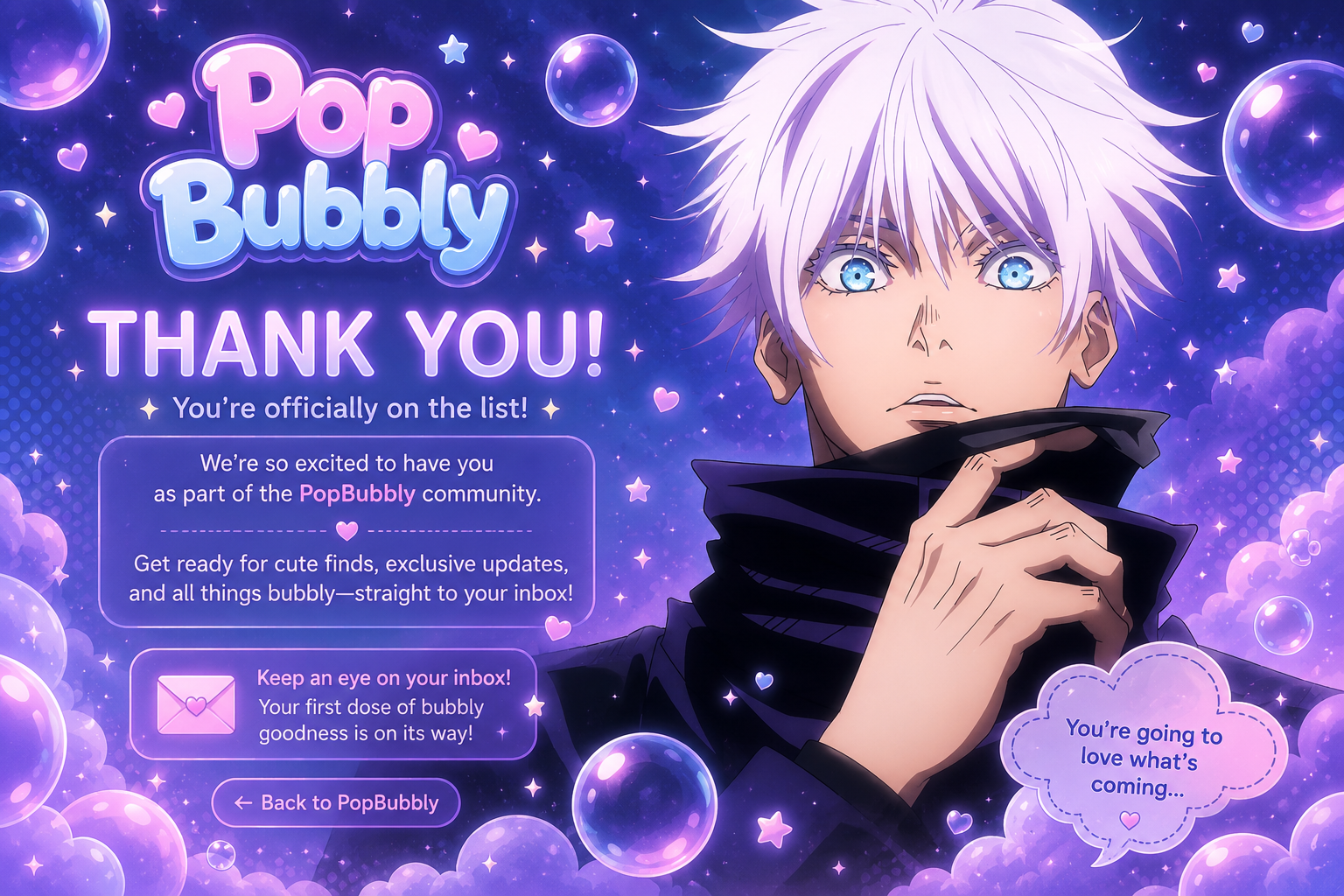 PopBubbly Thank You